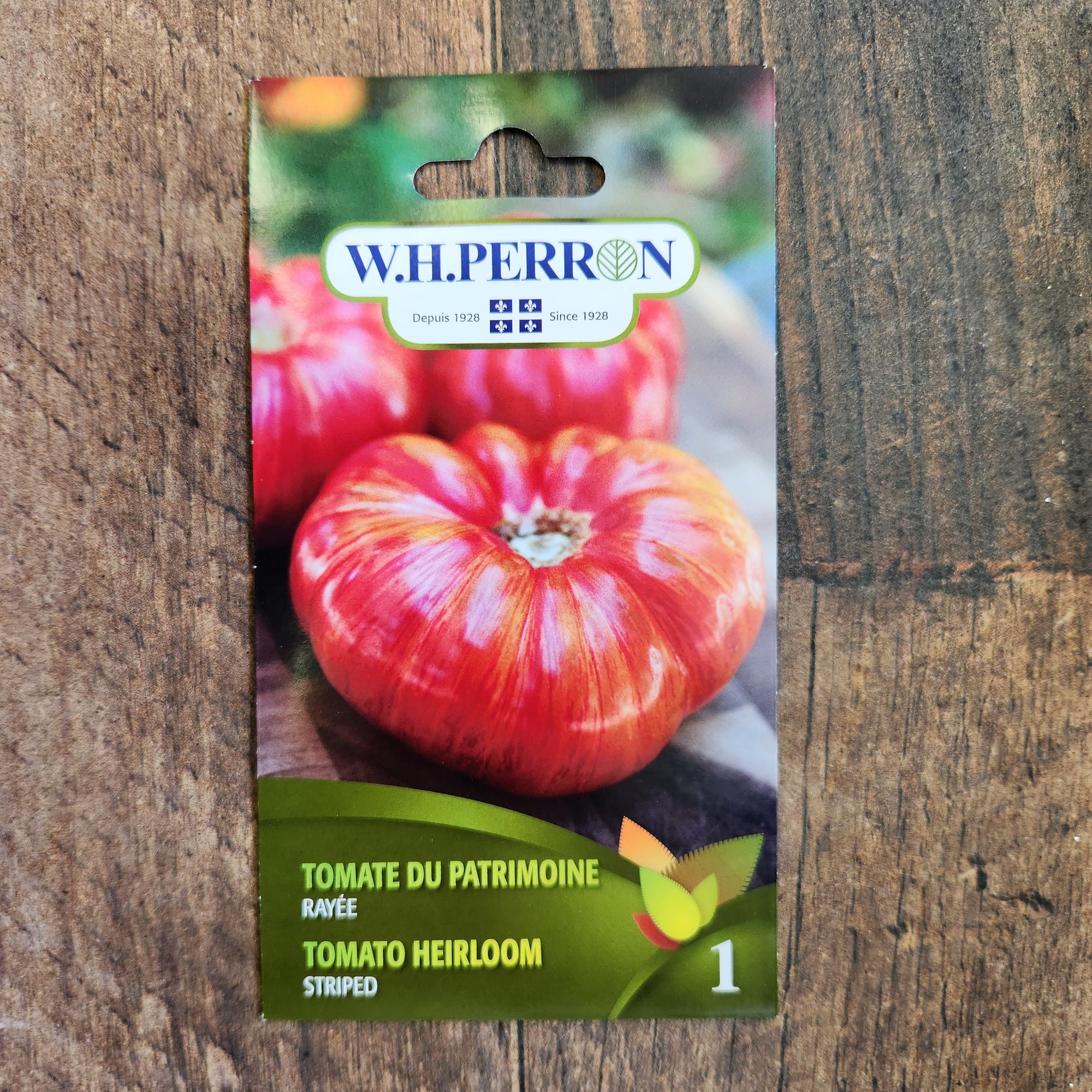Tomate du patrimoine rayée