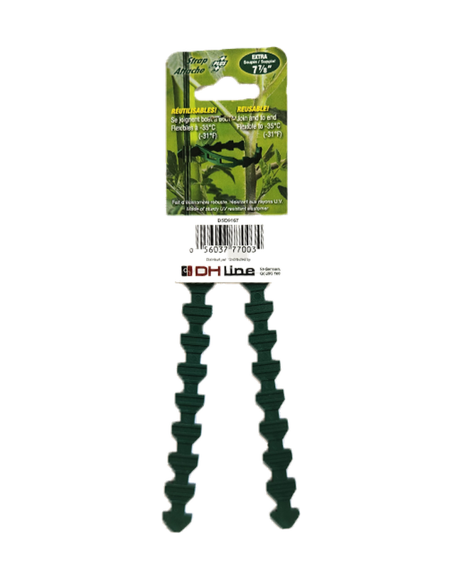 Attaches souples 20 cm pour plantes, branches et jeunes arbres — photo sur fond blanc