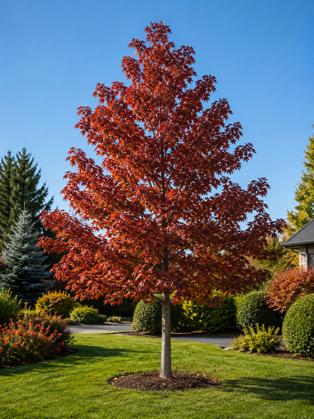 pepiniere.ca | Acer truncatum × platanoides 'Crimson Sunset
