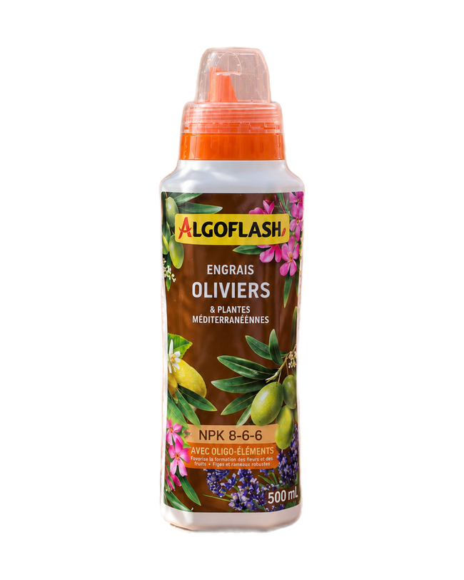 Engrais pour oliviers et plantes méditerranéennes Algoflash 8-6-6