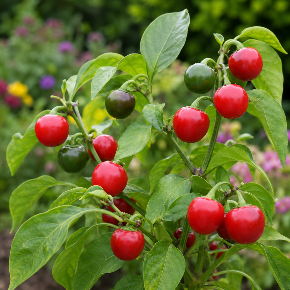 Organic Cherry Bomb Hot Pepper Seeds