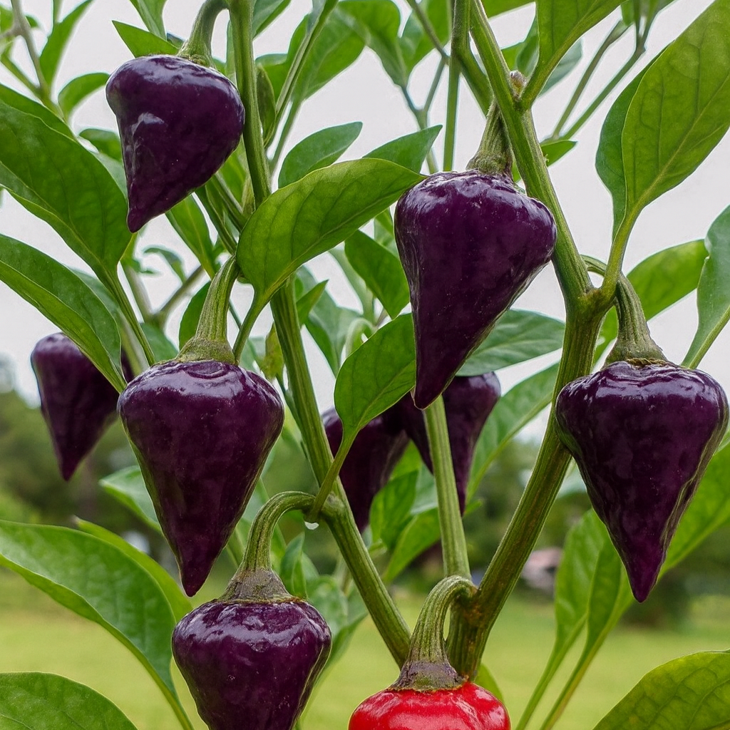 Piment fort 'UFO Purple' bio