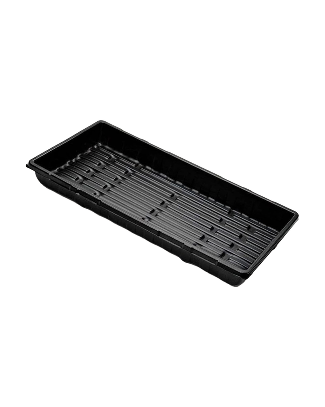 Plateau 10" x 20" sans trous pour semis et culture