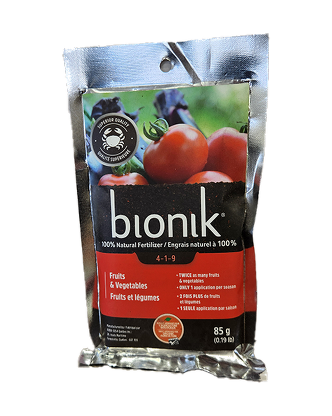 Engrais naturel pour fruits et légumes Bionik 4-1-9