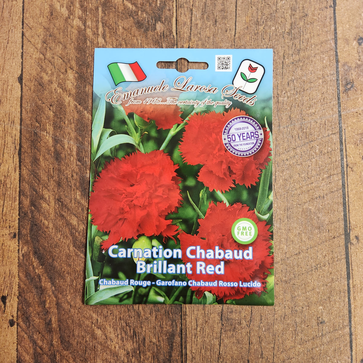 Semences Œillet Chabaud rouge (Dianthus caryophyllus)