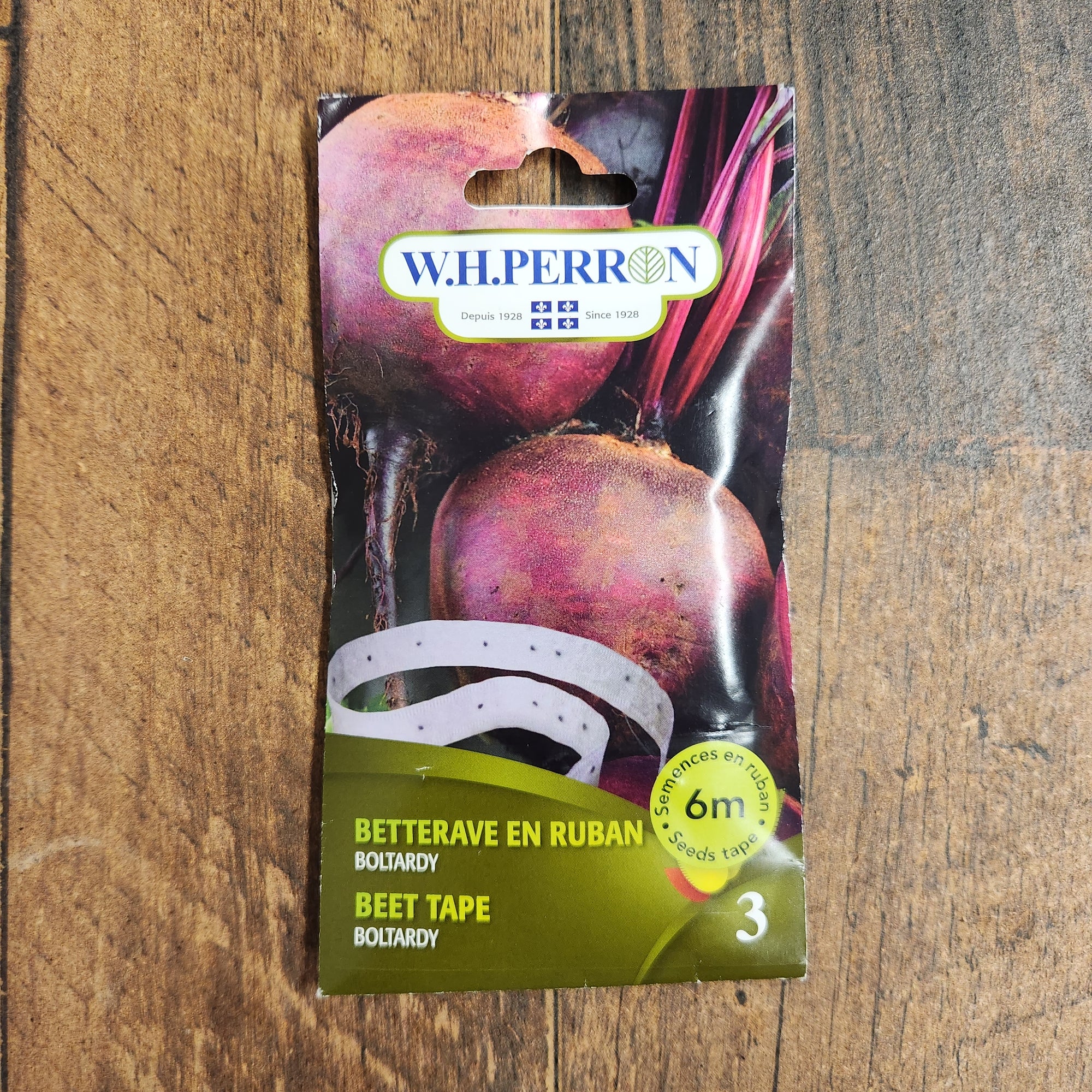 Beetroot 'Boltardy' on ribbon