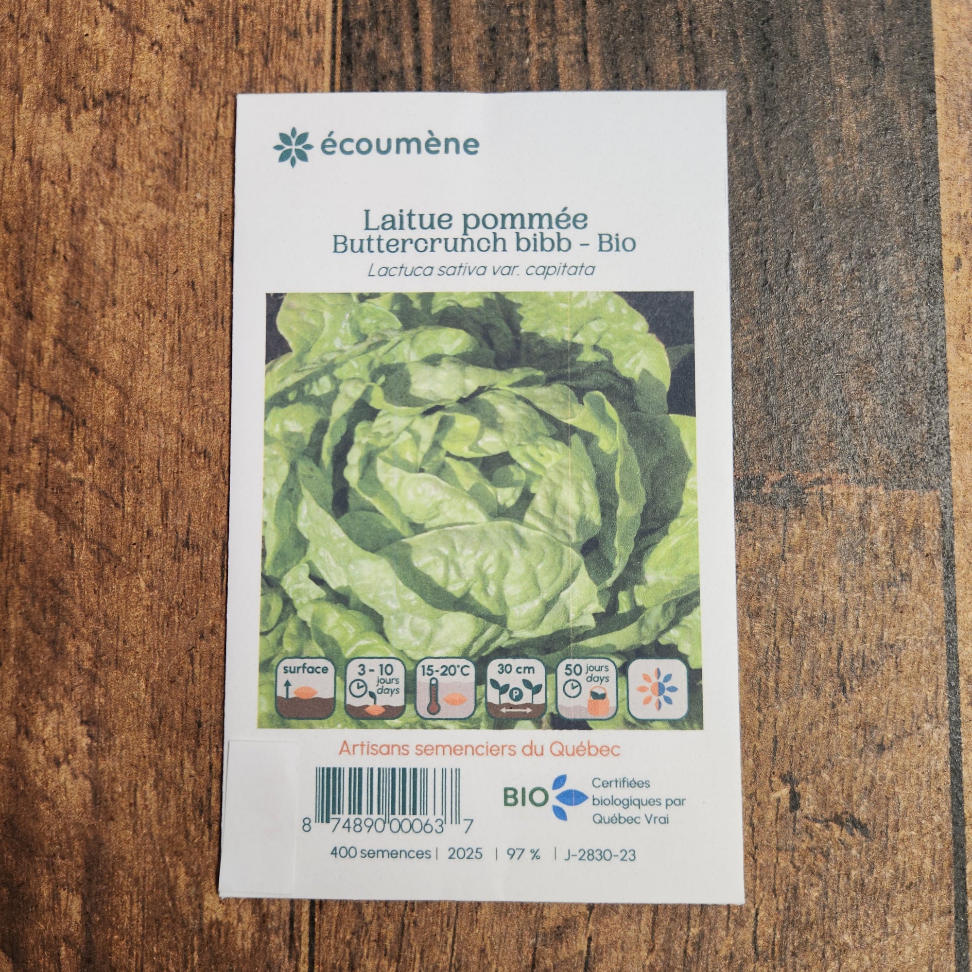 Organic Buttercrunch Bibb Lettuce