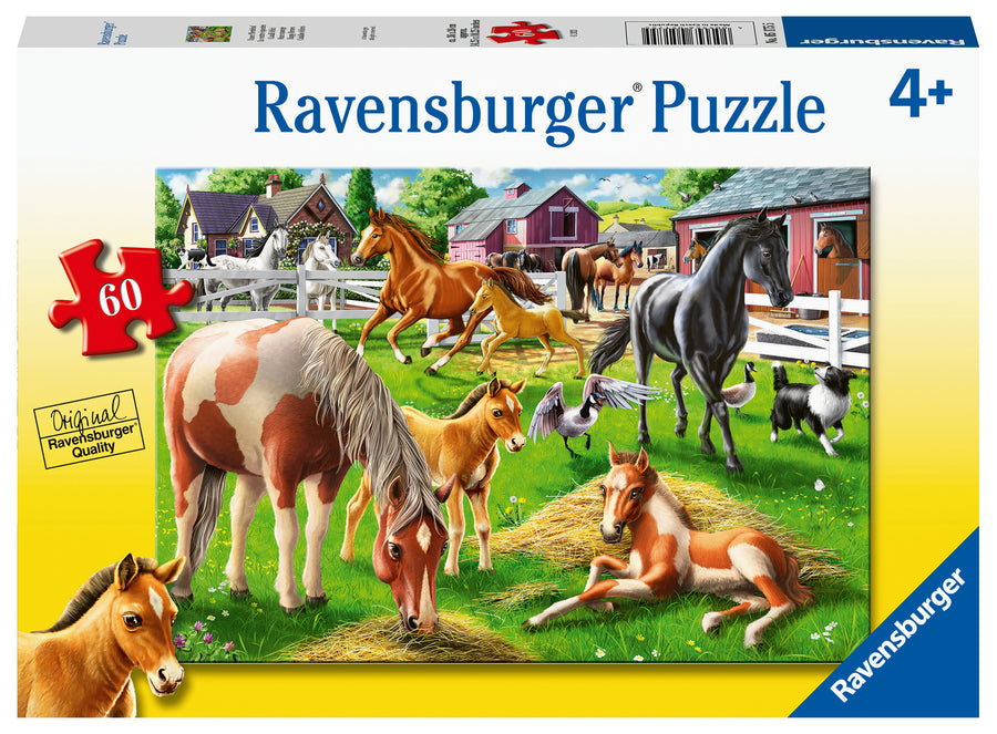Casse-tête 60 morceaux Happy Horses – Ravensburger