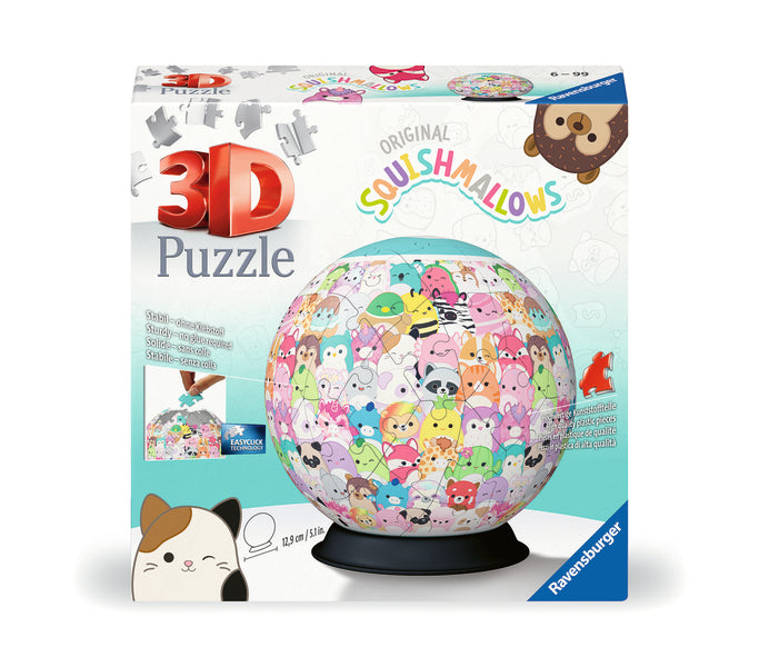 Casse-tête 3D 72 pièces Squishmallows Ball – Ravensburger