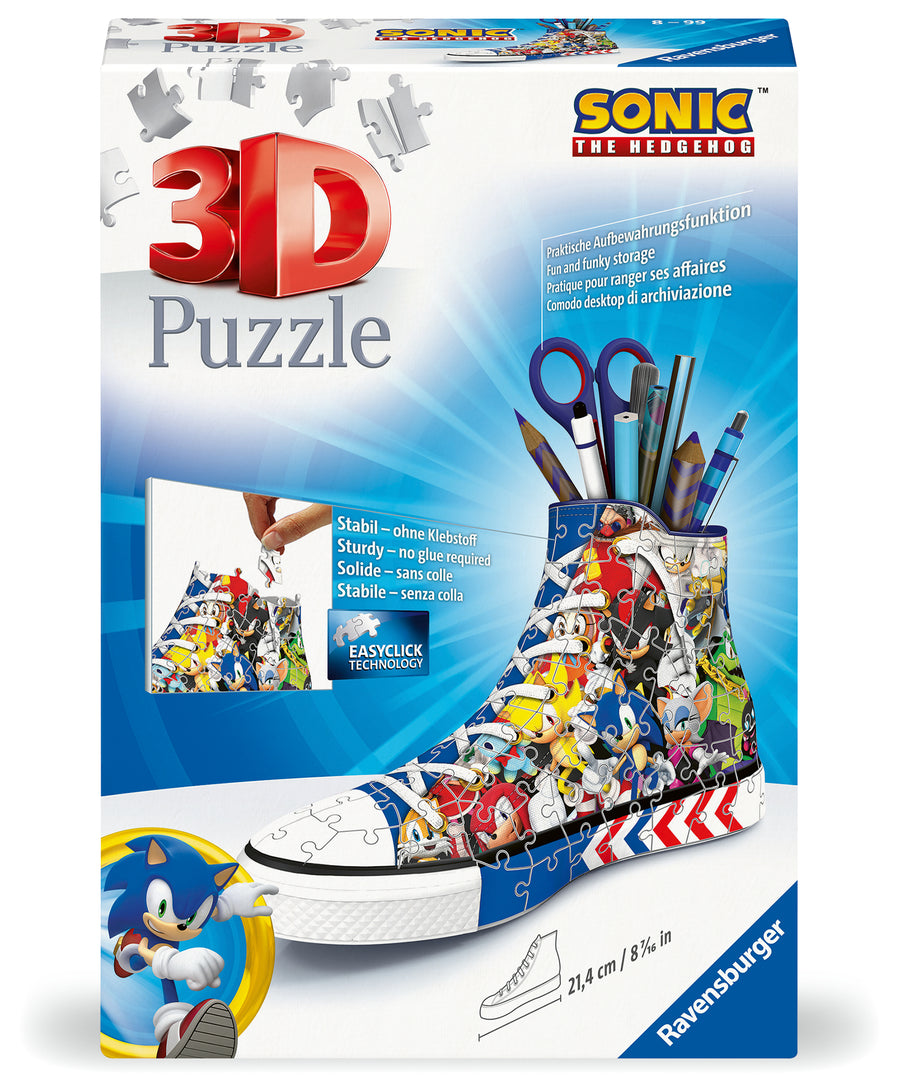 Casse-tête 3D 108 pièces Sonic Trainer – Ravensburger
