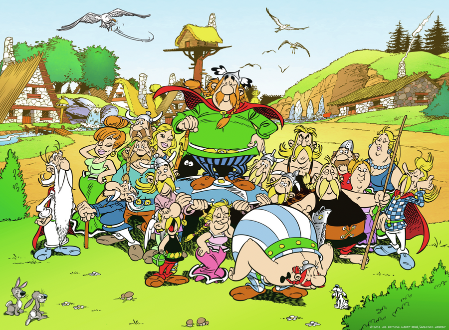 Casse-tête 500 morceaux Asterix: The Village – Ravensburger