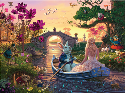 Casse-tête 1000 morceaux Look & Find Enchanted Lands – Ravensburger