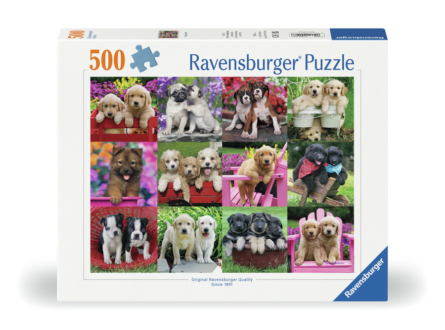 Casse-tête 500 morceaux Puppy Pals – Ravensburger