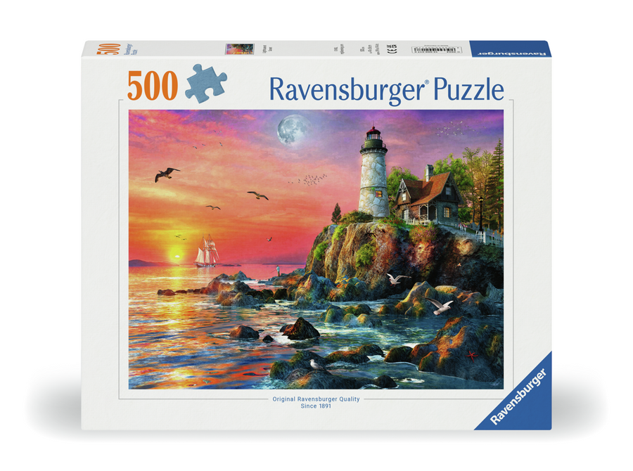 Casse-tête 500 morceaux Lighthouse at Sunset – Ravensburger