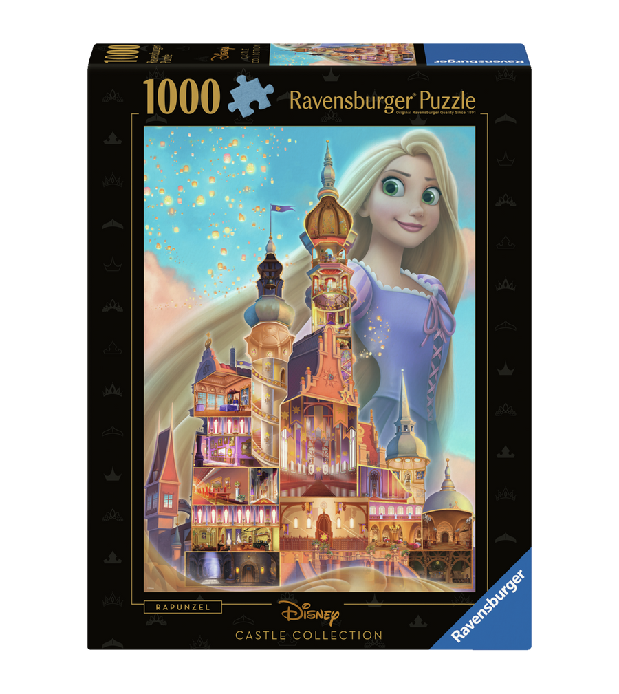 Casse-tête 1000 morceaux Disney Castle: Rapunzel – Ravensburger