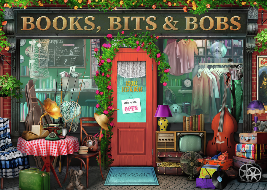 Casse-tête 1000 morceaux Books, Bits & Bobs – Ravensburger