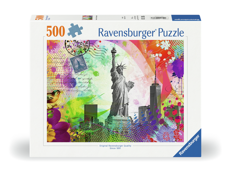 Casse-tête 500 morceaux New York Postcard – Ravensburger