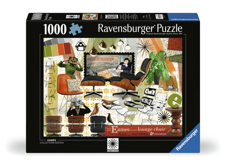 Casse-tête 1000 morceaux Eames: Classic Design – Ravensburger