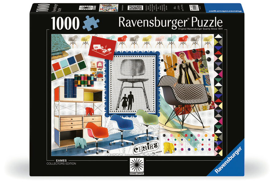 Casse-tête 1000 morceaux Eames Design Spectrum – Ravensburger