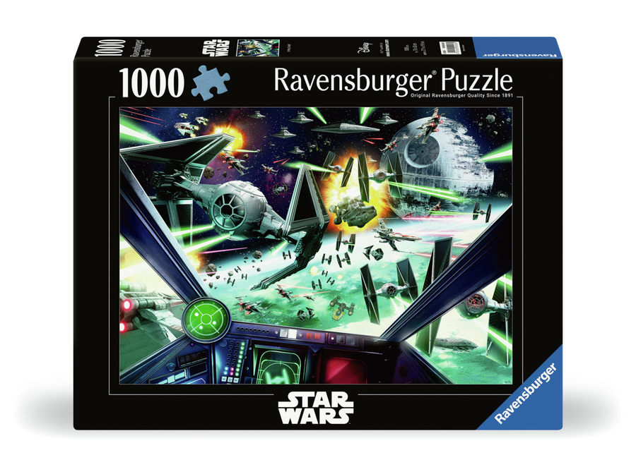 Casse-tête 1000 morceaux Star Wars:X-Wing Cockpit – Ravensburger