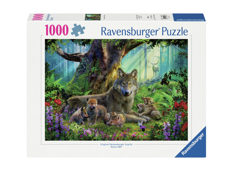Casse-tête 1000 morceaux Wolves in the Forest – Ravensburger