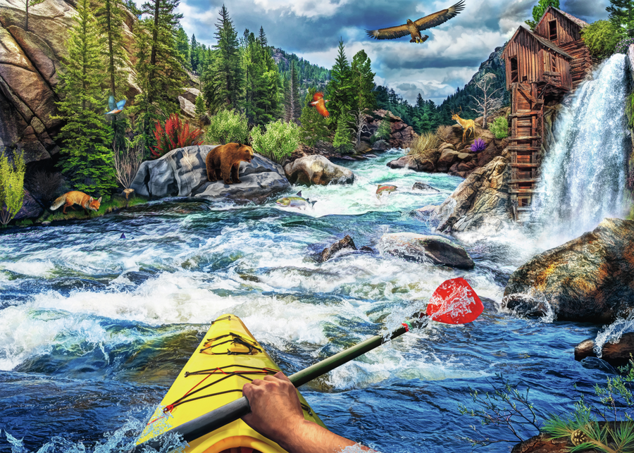 Casse-tête 1000 morceaux Whitewater Kayaking – Ravensburger