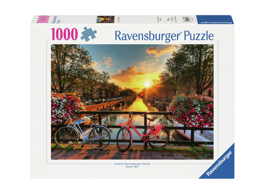 Casse-tête 1000 morceaux Bicycles in Amsterdam – Ravensburger