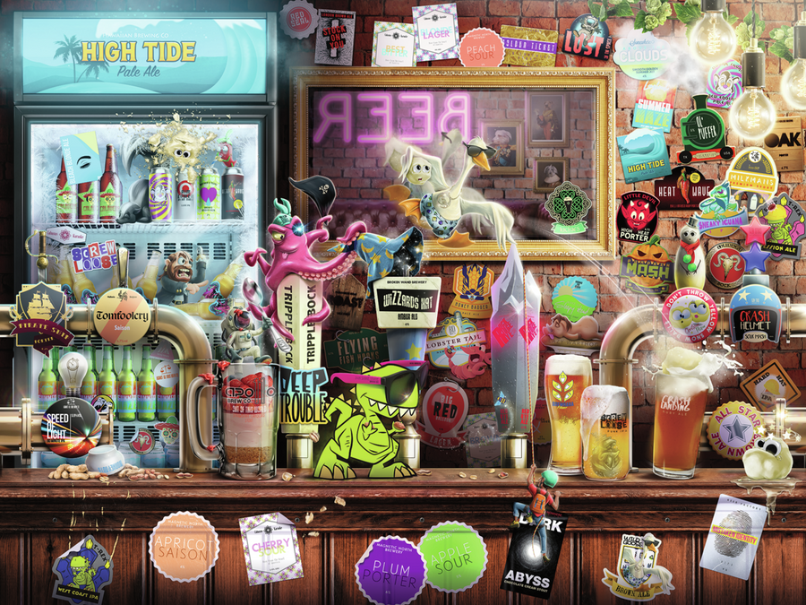 Casse-tête 1500 morceaux Craft Beer Bonanza – Ravensburger