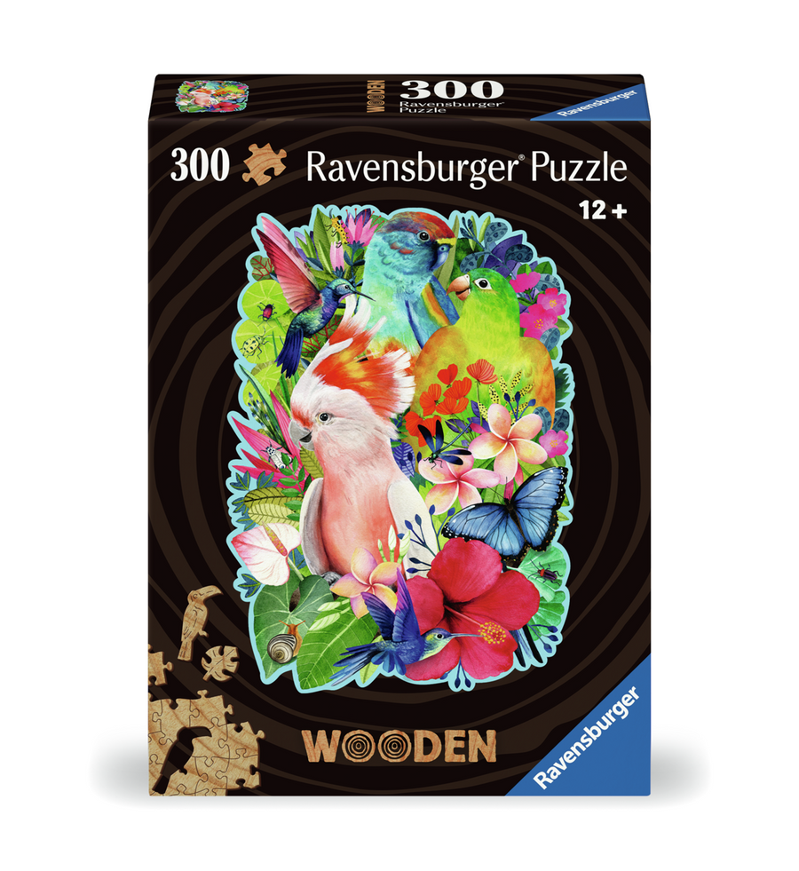 Casse-tête en bois 300 morceaux Beautiful Birds – Ravensburger