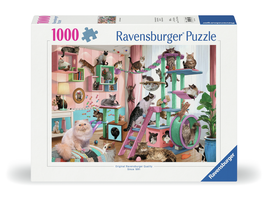Casse-tête 1000 morceaux Cat Tree Heaven – Ravensburger
