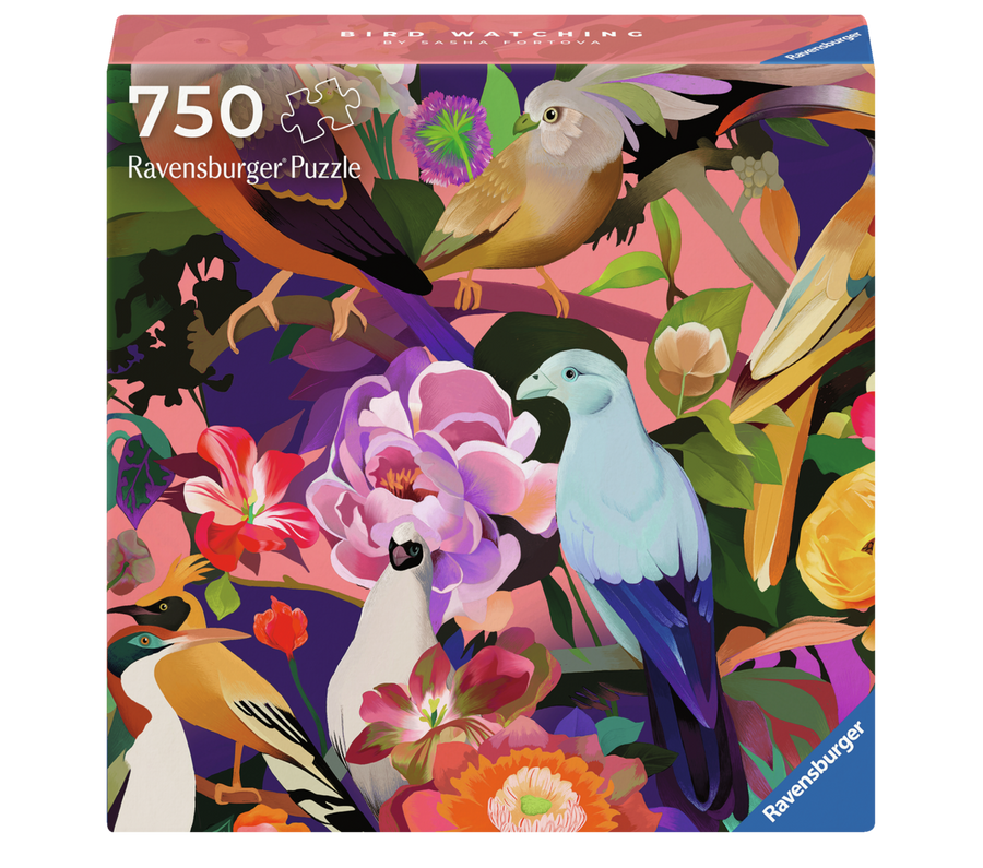 Casse-tête 750 morceaux Art&Soul: Bird Watching – Ravensburger