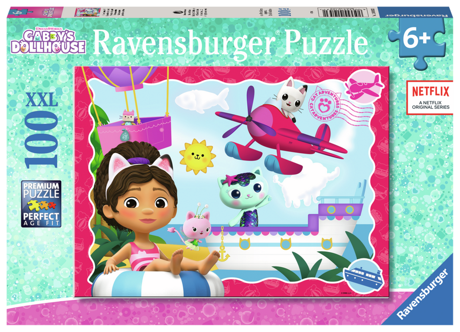 Casse-tête 100 morceaux Gabby's Dollhouse – Ravensburger (réf. 12001053)