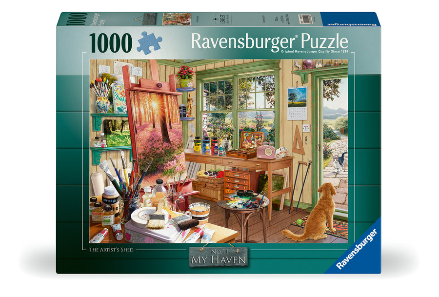 Casse-tête 1000 morceaux The Artist's Shed – Ravensburger