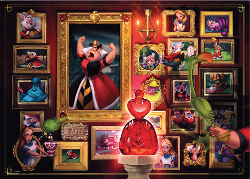 Casse-tête 1000 morceaux Disney Villainous: Queen of Hearts – Ravensburger