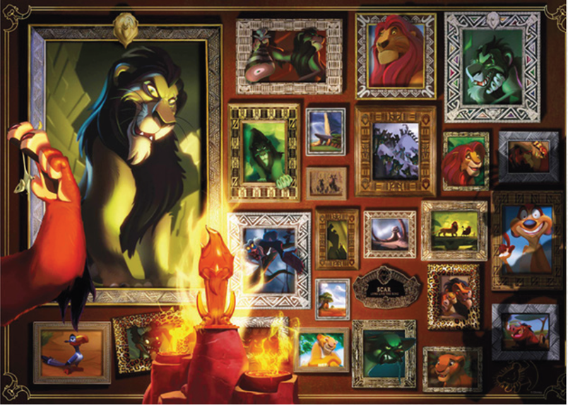 Casse-tête 1000 morceaux Disney Villainous: Scar – Ravensburger