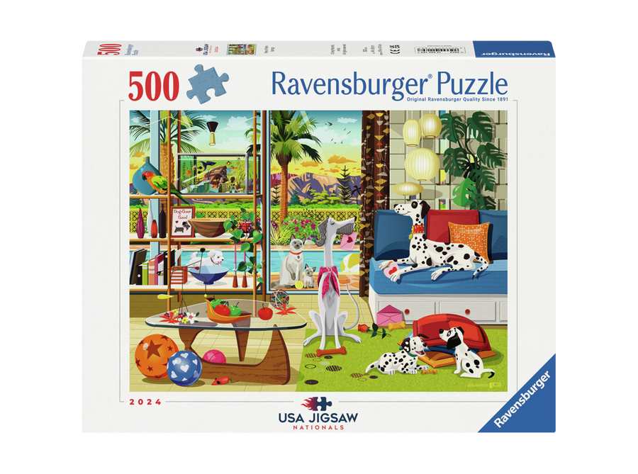 Casse-tête 500 morceaux Pets of Palm Springs (USJ) – Ravensburger