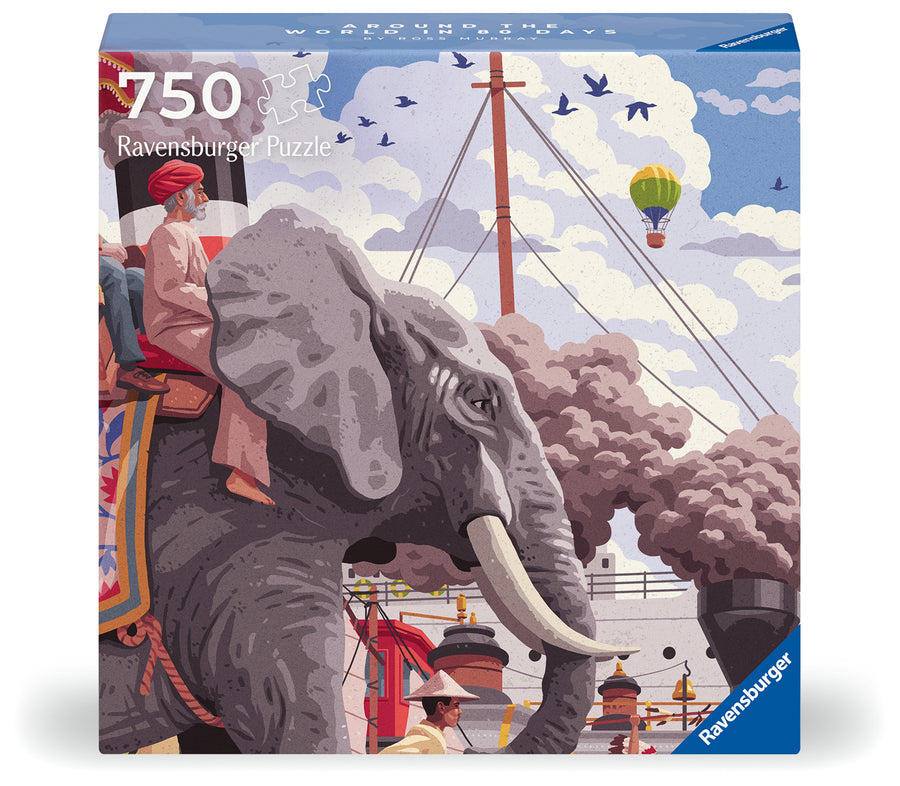Casse-tête 750 morceaux Art&Soul: Around The World in 80 Days – Ravensburger