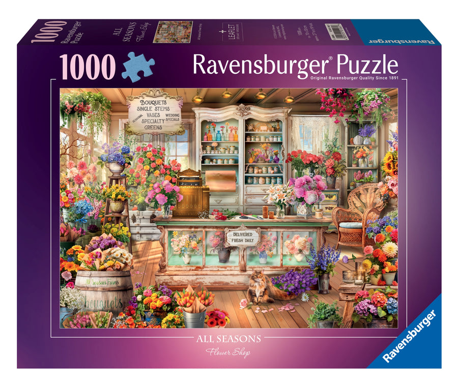 Casse-tête 1000 morceaux All Seasons Flower Shop – Ravensburger