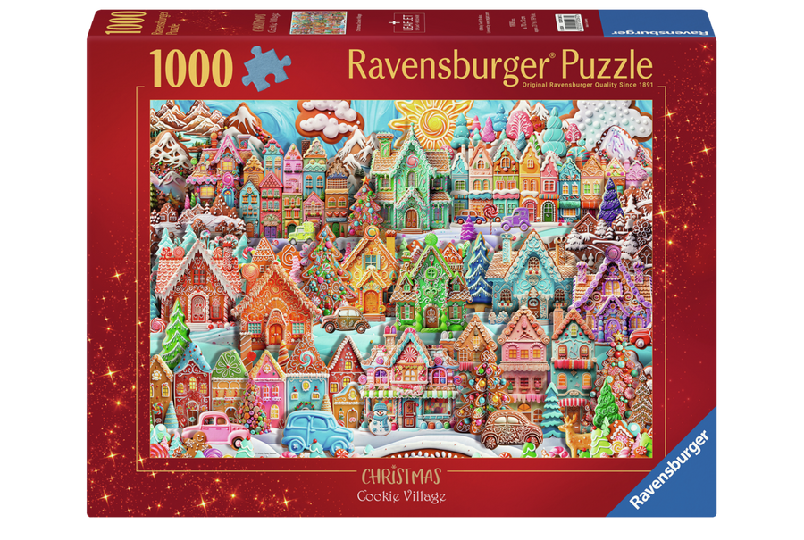 Casse-tête 1000 morceaux Christmas Cookie Village – Ravensburger
