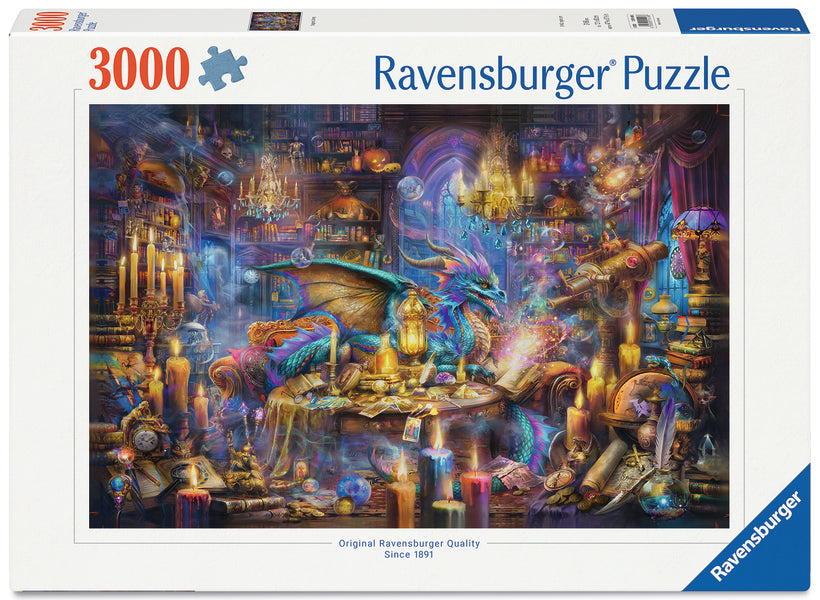 Casse-tête 3000 morceaux Dragon's Library – Ravensburger