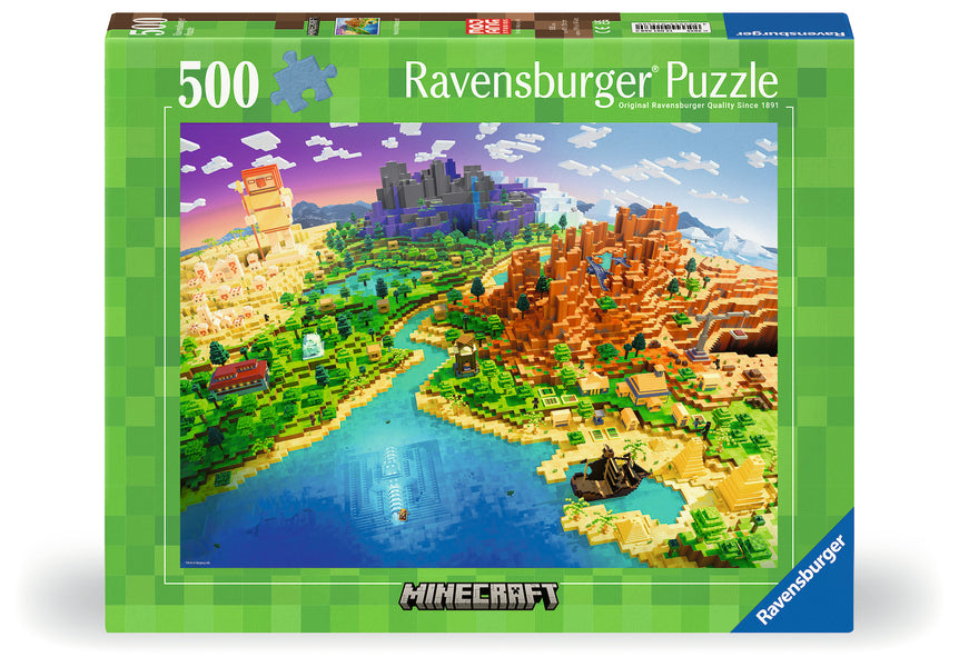 Casse-tête 500 morceaux Minecraft – Ravensburger
