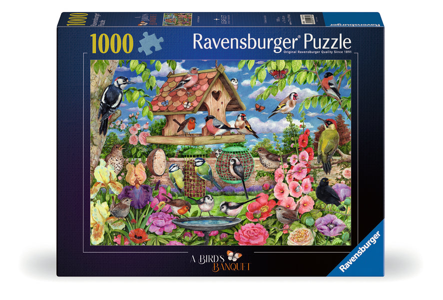 Casse-tête 1000 morceaux The Bird Table – Ravensburger