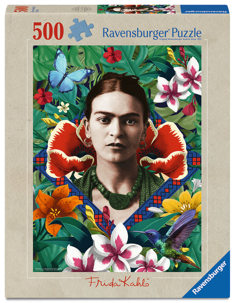 Casse-tête 500 morceaux Frida Kahlo, Blooming Fantasy – Ravensburger