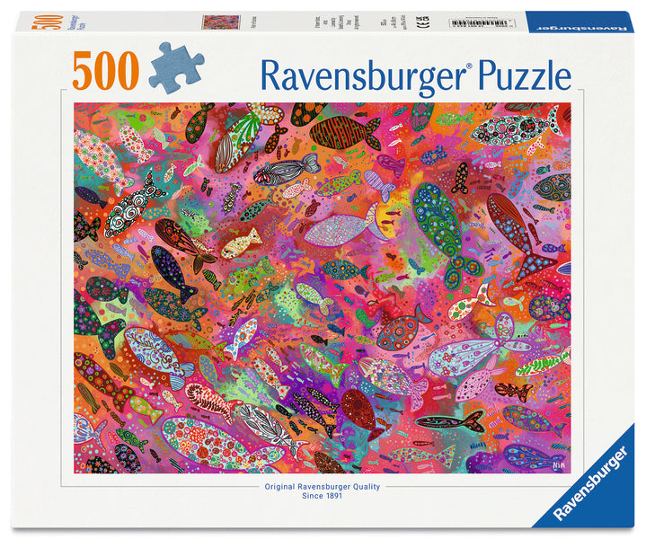 Casse-tête 500 morceaux Fish in Fuchsia – Ravensburger