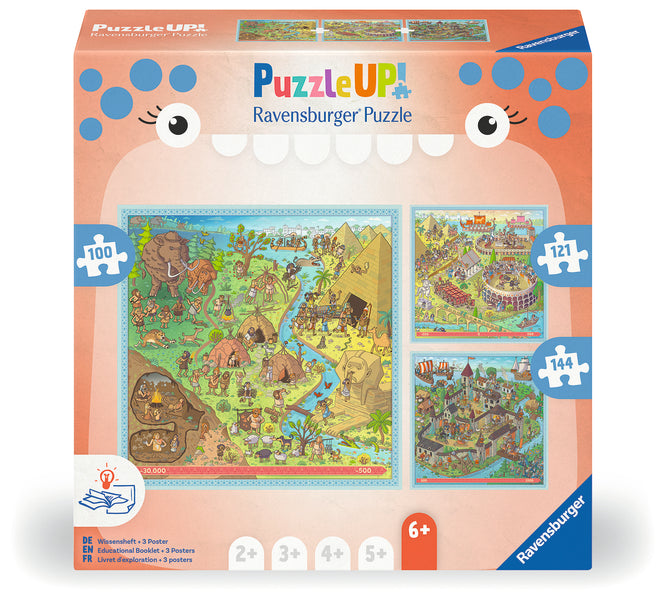 Coffret de casse-têtes 100 / 121 / 144 morceaux Up History – Ravensburger