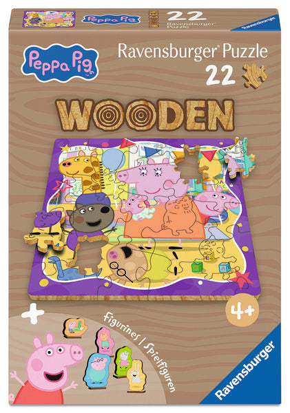 Casse-tête en bois 22 morceaux Peppa Pig – Ravensburger