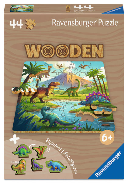 Casse-tête en bois 44 morceaux Dinosaurs – Ravensburger