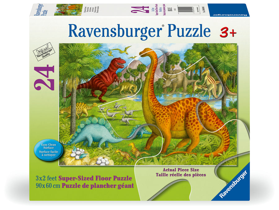 Casse-tête de sol 24 morceaux Dinosaur Pals – Ravensburger