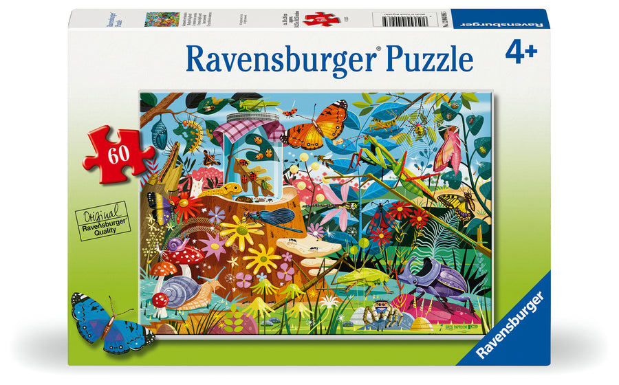 Casse-tête 60 morceaux Backyard Bug World – Ravensburger