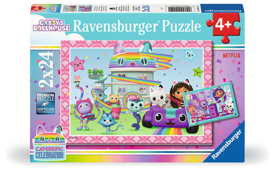 Coffret de casse-têtes 2 × 24 morceaux Gabby's Dollhouse – Ravensburger
